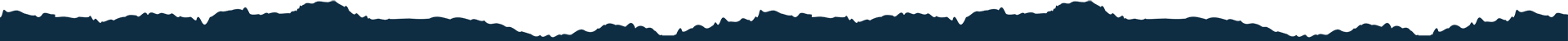 Silhouette of a jagged mountain range with varying peak heights, set against a light sky background.